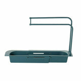 Telescopic Sink Rack Holder Expandable Storage Drain Basket Home Kitchen Kit