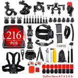216pcs GoPro Hero Accessories Pack Case