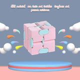 Fidget Infinity Cube Sensory Autism Anxiety Stress Relief Toys Magic Puzzle ADHD