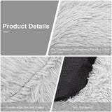 Dog Cat Pet Calming Bed Warm Soft Plush Nest Comfy Sleeping Kennel Cave Mat Pad