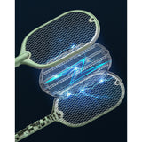 2 In 1 Electric USB Rechargable Racket Fly Swatter Mosquito Insect Killer Zapper