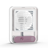Portable Personal Air Conditioner Fan Mini Air Cooler Desk Fan USB Rechargeable