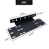 Number Plate Holder Mount Bracket Car LED Driving Light Bar Licence