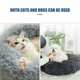 Dog Cat Pet Calming Bed Warm Soft Plush Nest Comfy Sleeping Kennel Cave Mat Pad