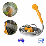 Portable Automobile Shower Set 12V Water Pump Travel Trip Camp Boat Car Caravan