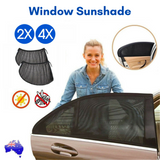 2/4x Universal Car Sun Shades Rear Side Seat Window Socks Baby Kids UV Protection