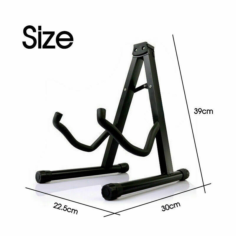 Folding Guitar Stand Non slip Rack Electric Acoustic Bass Gig