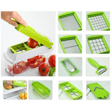 13IN1 A Food Slicer Dicer Nicer Container Chopper Peeler Vegetable Fruit Cutter