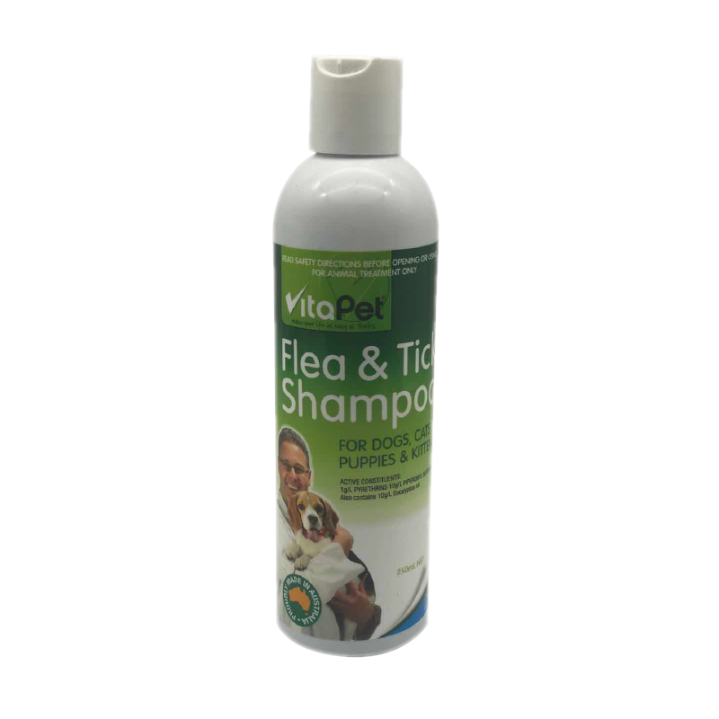 Kills Fleas & Ticks Fresh Fragrance Flea & Tick Shampoo Dogs Cats www