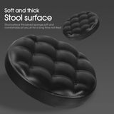 Round Low Roller Seat Stool Small Stool with Wheels Pulley Ottoman Comfortable