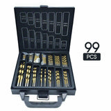 102pcs HSS Titanium Drill Combo Bit Set