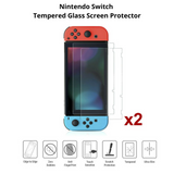 2x Premium Tempered Glass Screen Protector for Nintendo Switch