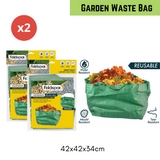 Large Garden Waste Bag Leaf Rubbish Plant Grass Sack Reusable Carry Pack