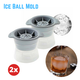 2Pcs Whiskey Cocktail ICE Ball Mold Sphere