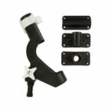 Fishing Rod Holders Boat Mount Rack Kayak Adjustable Side Tackle Black Marine