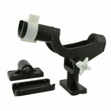 Fishing Rod Holders Boat Mount Rack Kayak Adjustable Side Tackle Black Marine