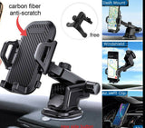Universal 360° Windshield Mount Car Holder Cradle Long Neck For Samsung