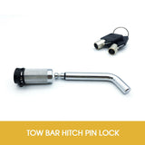 L-Type Hitch Pin Lock Security Tow Ball Bar Caravan Trailer Receiver Anti Theft