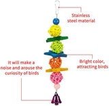 10PCS Parrot Hanging Swing Bird Toy Harness Cage Ladder Parakeet Cockatiel Budgie