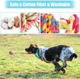 10 PCS Durable Cotton Rope Pet Dog Toys Puppy Chew Bite Pull Teeth Toy Gift