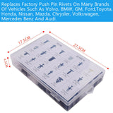 415PCS  Car Plastic Push Pin Rivet Fasteners Trim Panel Moulding Clip