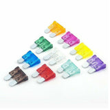 100x Standard Auto Film Fuse Box Cover Car Insurance Chip Insert 2-35A w/ Box