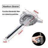 5PCS Cocktail Shaker Set Kit Stainless Steel 750ml