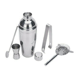 5PCS Cocktail Shaker Set Kit Stainless Steel 750ml