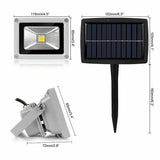 10W Solar Powered LED Flood Light
