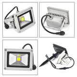 10W Solar Powered LED Flood Light