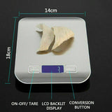 LCD Stainless Kitchen Cooking Food Electronic Digital Scale Weight 5kg 1g