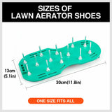 Garden Lawn Aerator Spike Spiked 1 Pair Shoes Triple Bulk Stramps Seeding Farm