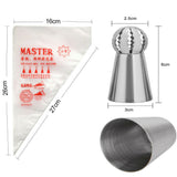 112PCS Cake Decorating Tools Icing Nozzles Russian Flower Tips Pastry DIY Kit