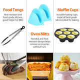 8 inch Air Fryer Frying Cage Dish Baking Pan Rack Pizza Tray Pot Accessories