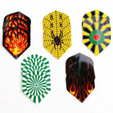 15 pcs(5 sets) of Steel Tip Darts Needle Slim Barrel With Nice Dart Flights Set