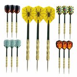 15 pcs(5 sets) of Steel Tip Darts Needle Slim Barrel With Nice Dart Flights Set