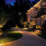 4X LED Solar Flickering Torch Path Light Dancing Flame Garden Landscape Lamp