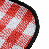 Large Picnic Blanket Premium Cashmere RED Rug Waterproof Mat Outdoor 200X200cm