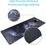 40x90cm World Map Gaming Mousepad Mat LARGE