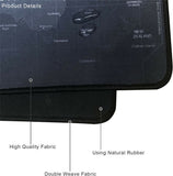 40x90cm World Map Gaming Mousepad Mat LARGE