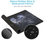 40x90cm World Map Gaming Mousepad Mat LARGE