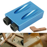 18PCS 15° Pocket Hole Screw Jig Dowel Drill Set