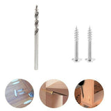 18PCS 15° Pocket Hole Screw Jig Dowel Drill Set