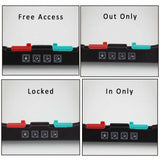 4-Way Lockable Pet Flap Door Screen White Large Size