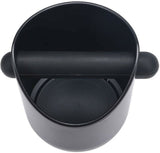 Coffee Waste Container Espresso Grinds Knock Box Tamper Tube Bin Black Bucket