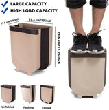 2x Hanging Folding Waste Bin Trash Can