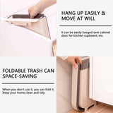 2x Hanging Folding Waste Bin Trash Can