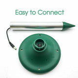 2 x Multi Pulse Plus Ultrasonic Solar SNAKE REPELLER & Pest Rodent Repellent