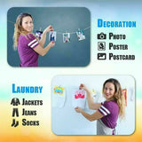 1000pcs Stainless Steel Clothes Pegs Hanging Clips Pins Laundry Windproof Clamp