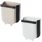 2x Hanging Folding Waste Bin Trash Can